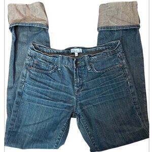 Vigoss Original Denim Cuffed Bottom Women’s Chic Stylish Jeans Size 30
